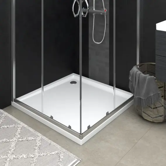 Wyjątkowa oferta Kwadratowy brodzik prysznicowy, ABS, biały, 80x80 cm Lumarko! - Hurtownia wielobranżowa Lumarko